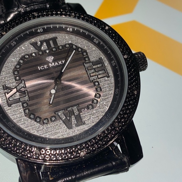REAL diamond classy custom made watch not CZ not moissanite best gift huge sale - Picture 4 of 4